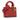 Red Dior Small Lambskin Cannage Studded Supple Lady Dior Satchel