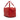 Red Bottega Veneta Nappa Intrecciato Cube Tote