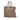 Brown Fendi Zucchino Canvas Tote - Designer Revival