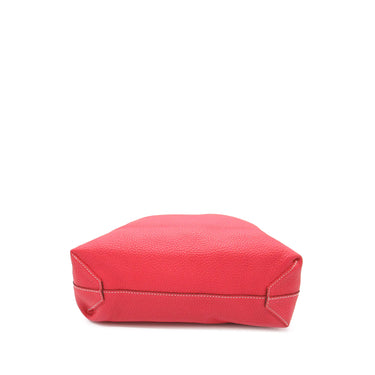 Pink Hermès Taurillon Clemence Double Sens 28 Tote Bag - Designer Revival