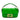 Green Fendi Mini Zucca Embossed Leather Baguette Satchel - Designer Revival