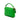 Green Fendi Mini Zucca Embossed Leather Baguette Satchel - Designer Revival