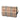 Beige Burberry Haymarket Check Coated Canvas Adeline Fold over Clutch