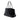 Black Chanel CC Quilted Patent Charm Tote