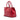 Red Prada Soft Calf Trimmed Saffiano Lux Satchel