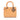 Tan Dior Medium Patent Cannage Lady Dior Satchel