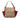 Beige Burberry Small Leather Trimmed Haymarket Check Coated Canvas Canterbury Tote