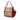 Beige Burberry Small Leather Trimmed Haymarket Check Coated Canvas Canterbury Tote