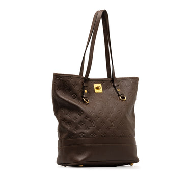 Brown Louis Vuitton Monogram Empreinte Citadine PM Tote Bag - Designer Revival