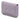 Purple Chanel CC Quilted Caviar Compact Zip Coin Pouch