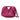 Pink Bottega Veneta Leather Point Coin Purse Satchel