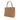 Beige Chanel Caviar Medallion Tote