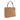 Beige Chanel Caviar Medallion Tote