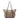 Beige Prada Canvas Canapa Logo Satchel