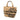 Beige Dior Small Jute Catherine Tote
