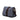 Blue Fendi Zucca Trimmed Denim Buckle Flap Bag - Designer Revival