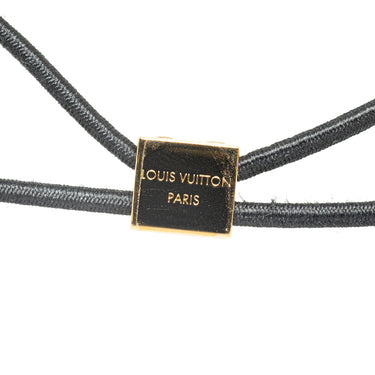 Gold Louis Vuitton Planete Nanogram Chouchou Hair Tie