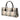 Brown Burberry House Check Canvas Handbag