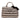 Brown Prada Canvas Canapa Righe Striped Satchel