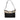 Black Burberry Nova Check Canvas Trimmed Nylon Shoulder Bag