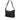 Black Burberry Nova Check Canvas Trimmed Nylon Shoulder Bag