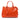Orange Prada Medium Saffiano Vernice Galleria Double Zip Satchel