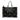 Black Valentino Roman Stud Convertible Tote Satchel - Designer Revival