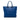 Blue Prada Vitello Daino Tote