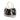 Gray Burberry Floral Beat Check Nylon and Patent Satchel