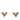 Gold Louis Vuitton Gold Plated Essential V Stud Earrings