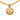 Gold Chanel CC Gold Plated Medallion Pendant Necklace