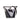 Black Chanel Crumpled Calfskin PVC Camellia Bucket - Designer Revival