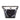 Black Chanel Crumpled Calfskin PVC Camellia Bucket - Designer Revival