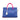 Blue Saint Laurent Medium Smooth Tricolor Calfskin Cabas Rive Gauche Satchel - Designer Revival