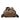 Brown LOEWE Medium Bicolor Calfskin Flamenco Knot Shoulder Bag