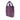 Purple Gucci Mini GG Embossed Perforated Leather Tote Satchel