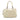 White Chanel CC Quilted Caviar Expandable Tote