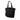 Black Burberry Tonal Check Nylon Tote