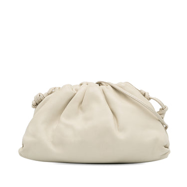 White Bottega Veneta The Mini Pouch Crossbody Bag