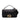 Black Fendi Large Zucca Embossed Leather Baguette Satchel