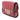 Red Burberry Leather and House Check Canvas Bridle Abbott Crossbody