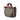 Gray Fendi Embroidered Canvas Squirrel Satchel