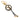 Gold Louis Vuitton Gold Plated Lambskin and Enamel Very Bag Charm and Key Holder