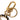 Gold Louis Vuitton Gold Plated Lambskin and Enamel Very Bag Charm and Key Holder