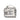 White Chanel Small Caviar Striped CC Filigree Vanity Case