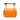 Orange Valentino Micro Patent Rockstud Spike Satchel - Designer Revival