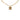 Gold Chanel Gold Plated Quilted CC Pendant Necklace