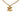 Gold Chanel Gold Plated Quilted CC Pendant Necklace