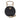 Black Chanel Quilted Lambskin Oval Logo Chain Top Handle Round Clutch on Chain Satchel