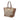 Beige Gucci GG Canvas Bree Zippered Tote